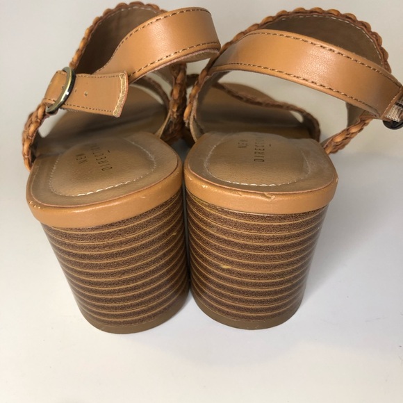 A New Direction Open Toe Strappy Stacked Block Heel Sandal Size 7.5 - Picture 8 of 10